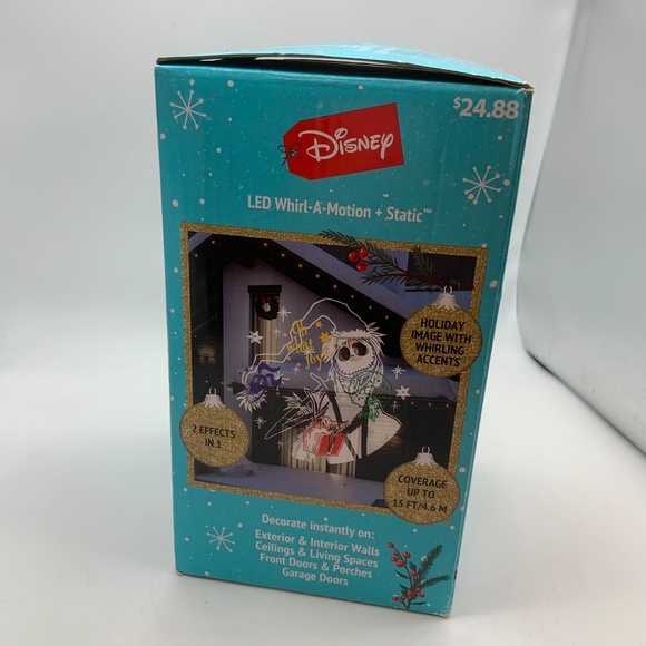 Gemmy Disney Nightmare Before Christmas LED Whirl-A-Motion Holiday Projector - Picture 9 of 16